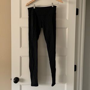 Lululemon leggings - black and blue reversible